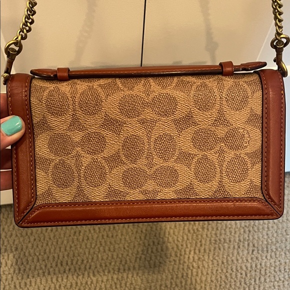 Coach Tan and Brown Crossbody Bag - Picture 2 of 5